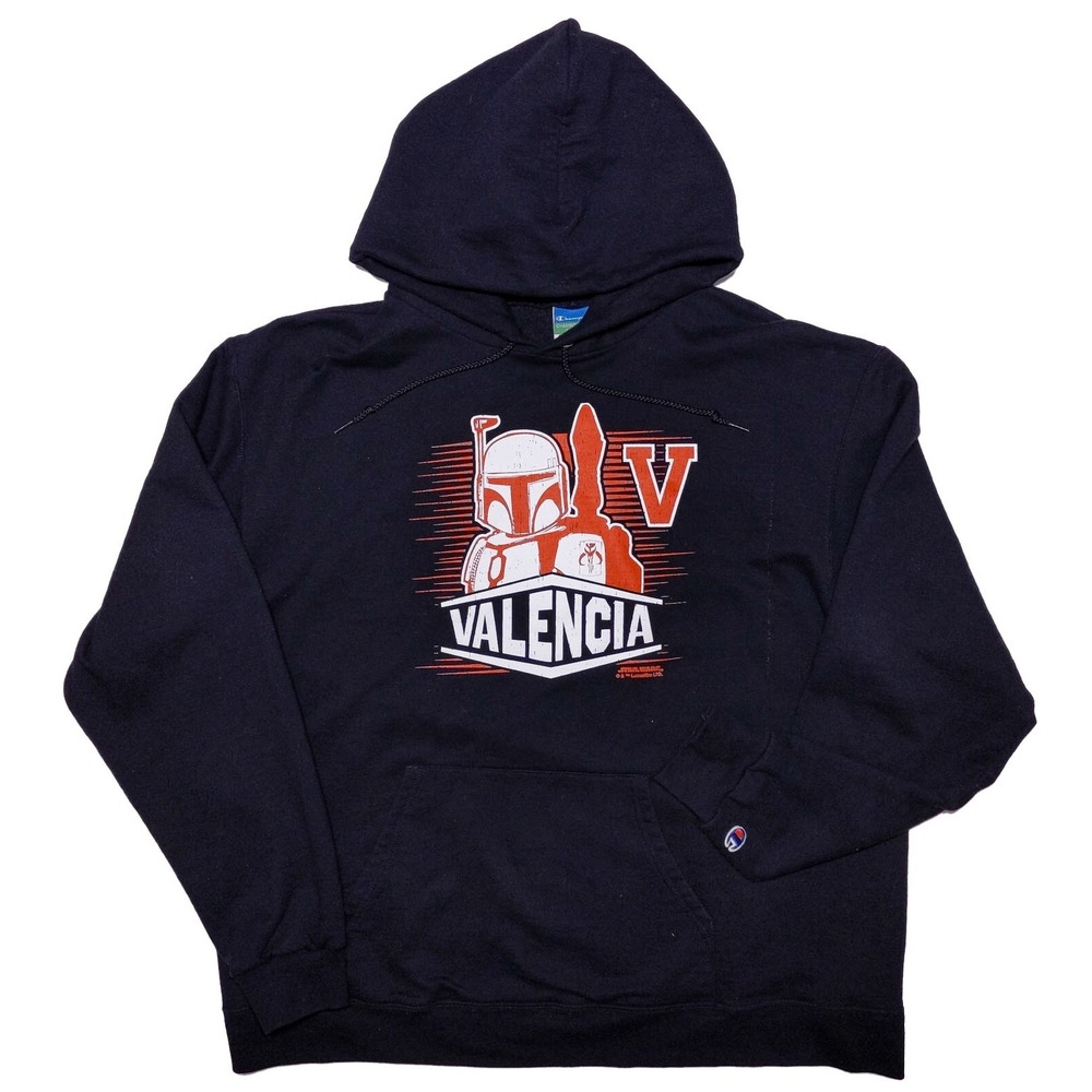 CHAMPION Star Wars Boba Fett‎ Valencia College Hoodie Black XL